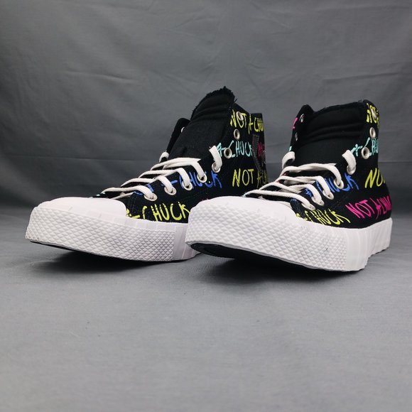 Converse UNTITL3D High Not A Chuck Men's Casual Shoes 173165C Black Sizes 10-12 - Picture 2 of 9